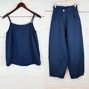Linenfox | Blue 2-Piece Set, XS